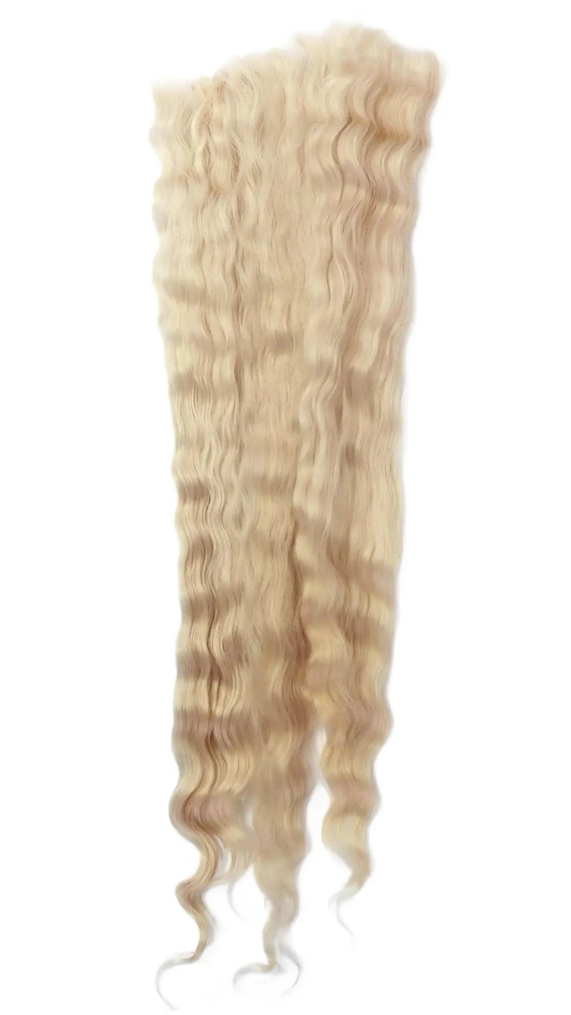 Wavy Light Blonde Premium Mohair Locks