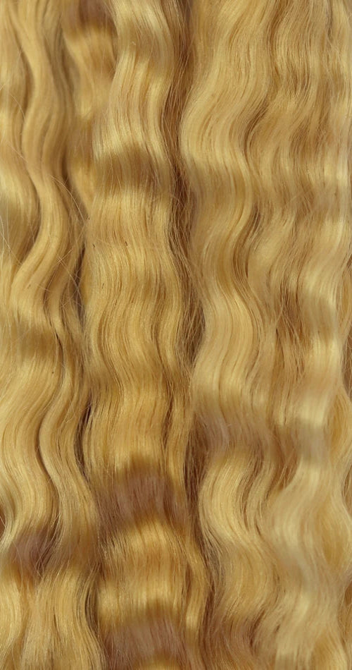 Wavy Strawberry Blonde Premium Mohair Locks